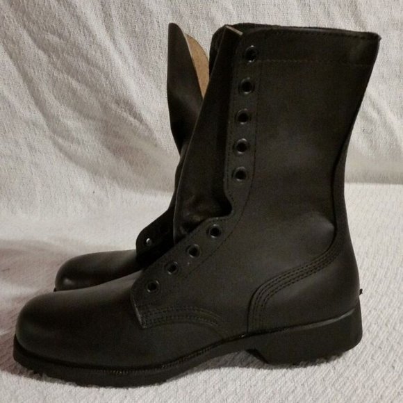 NEW US MILITARY RO-SEARCH BLACK POLISHED LEATHER COMBAT BOOTS ALL SIZES main image 7